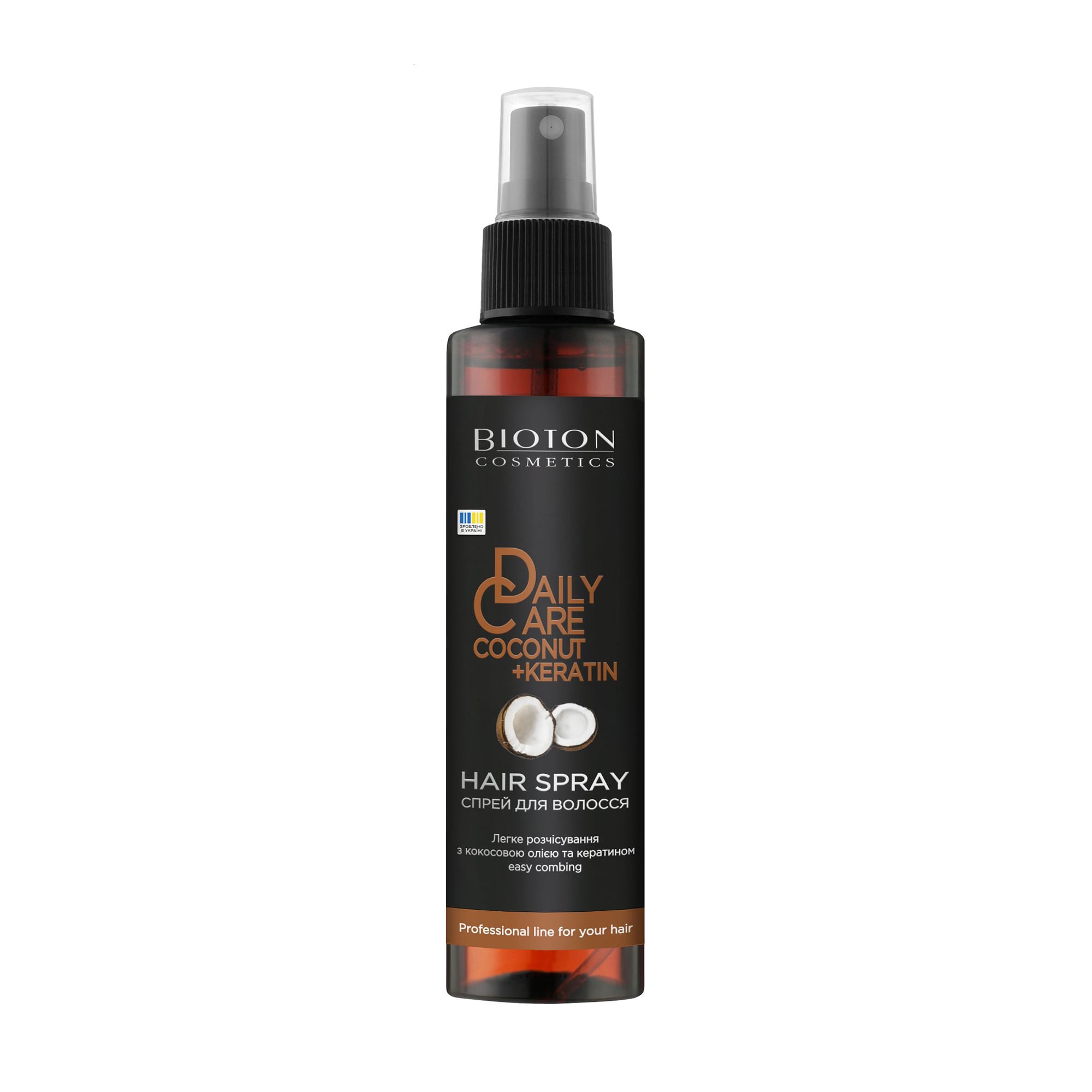 Спрей для волосся Bioton Cosmetics Daily Care Coconut + Keratin, 150 мл